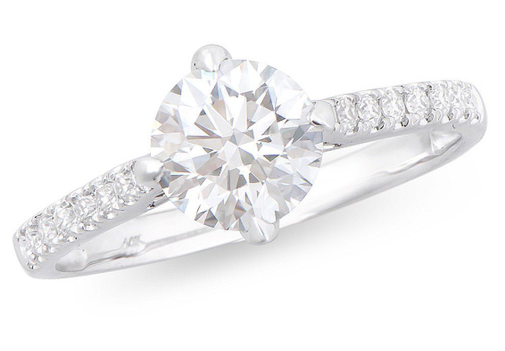 10,795 Value! NEW 1.36 Ctw IGI Certified Lab Grown Diamond 14K Gold Designer Ring E-F VVS — photo 1