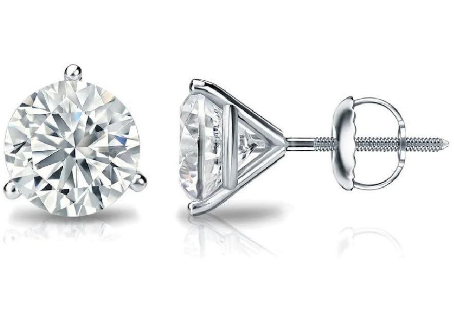 New! $6,895 Value! 2.16 Ctw IGI Certified Top Lab Diamonds 14K Gold Earrings E VVS IDEAL Cut — photo 1