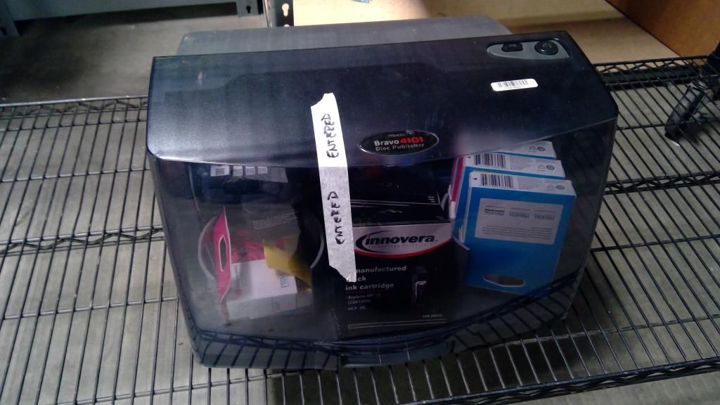 Primera Bravo 4101 Disc Publisher With Ink Cartridges, 10 Pieces - photo 1