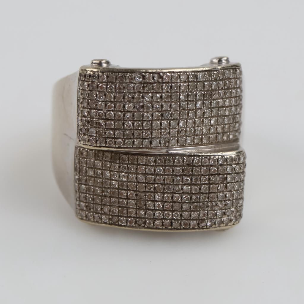 10kt White Gold Diamond Ring - photo 1