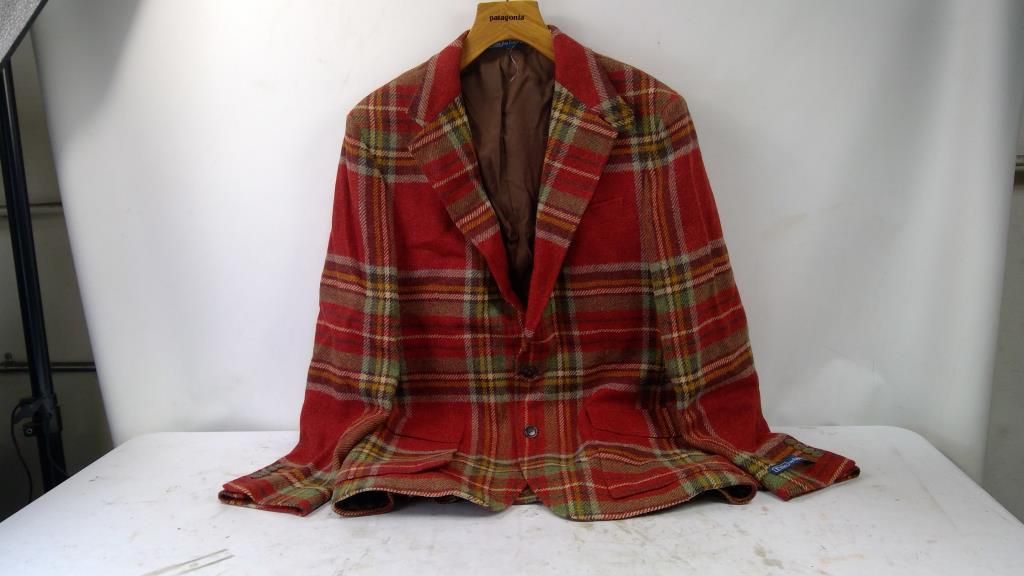 Ralph Lauren Men's Plaid Tweed Jacket, 42L - photo 1