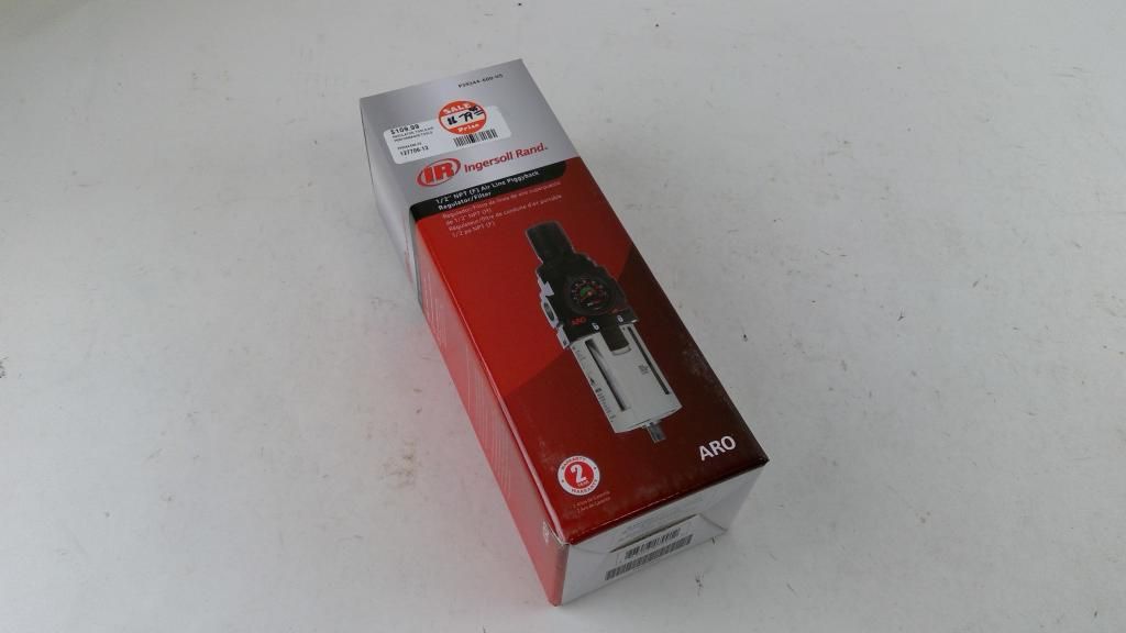 Ingersoll Rand 1/2" NPT Air Line Piggyback Regulator / Filter - photo 1