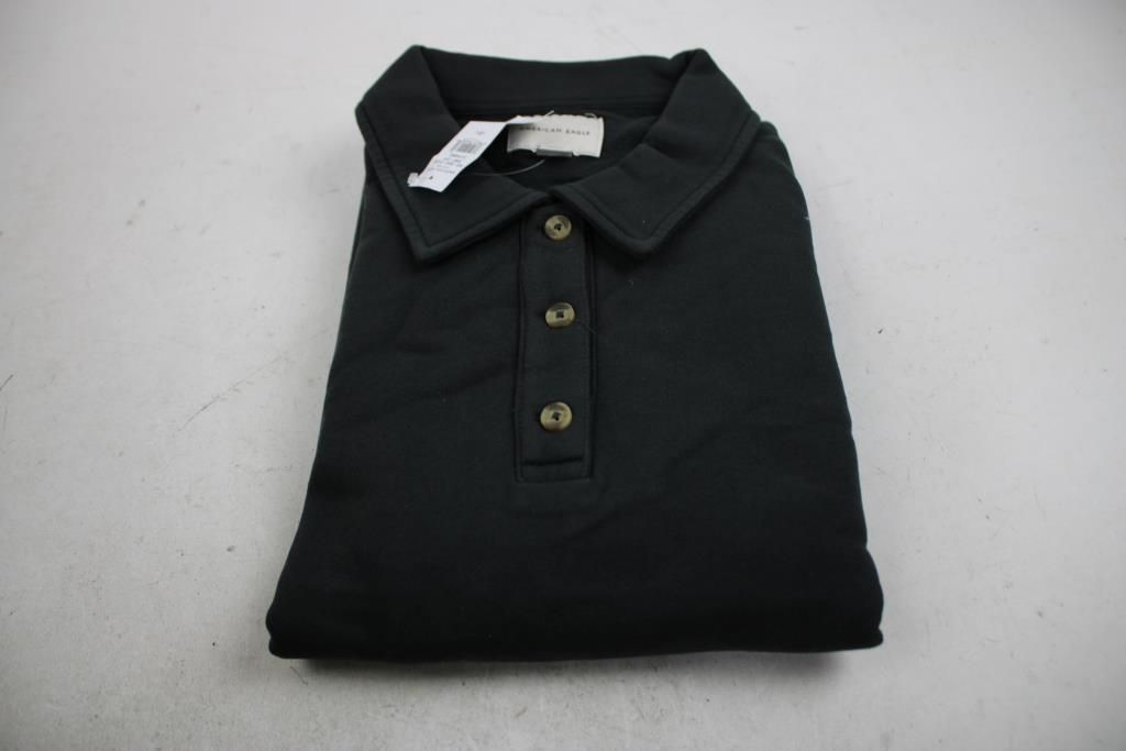 American Eagle Quarter Button-Up Sweater, Large - photo 1