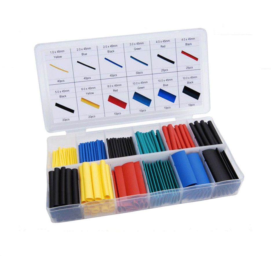 560 pc Heat Shrink Tubing Sleeves - photo 1
