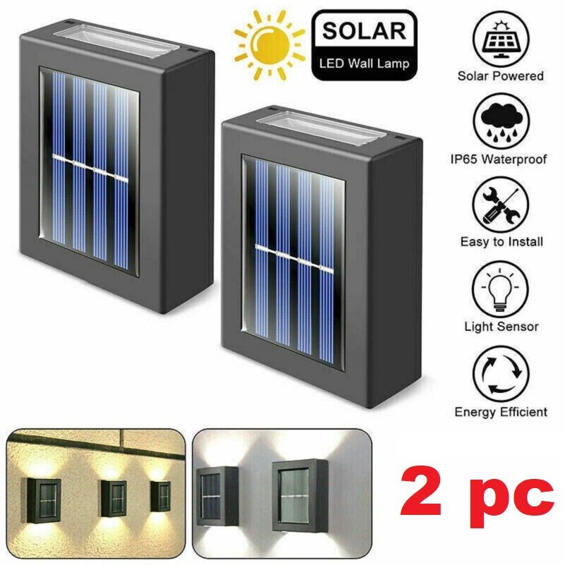 2 pc Solar LED Deck Lights - photo 1