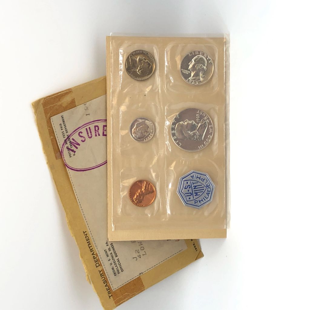 1963 Philadelphia Silver Coin Mint State Set — photo 1