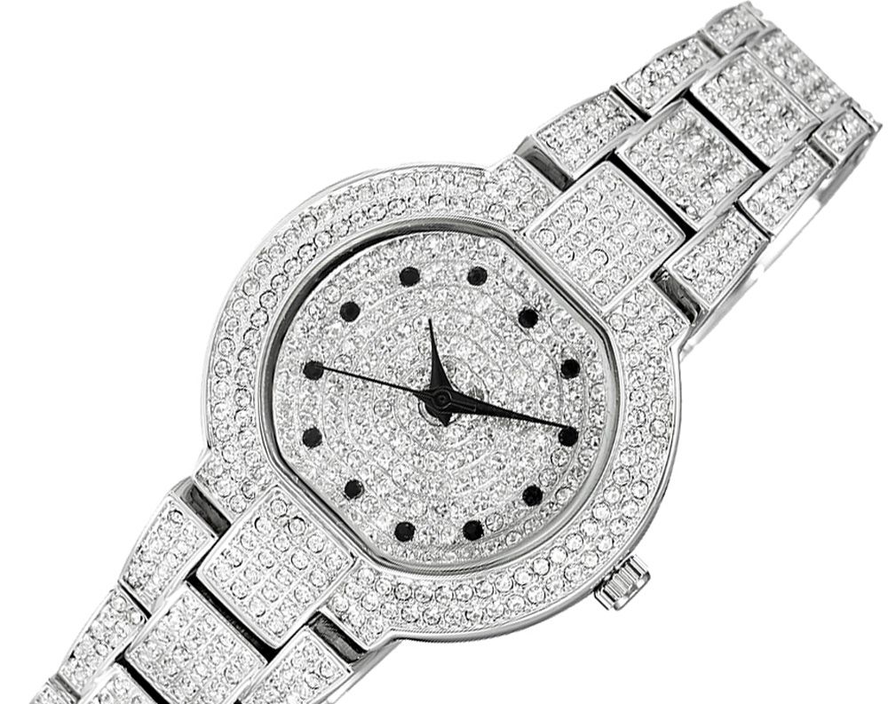 ADEE KAYE, 3-HANDS PAVE DIAL, 520 pcs SETTING STONES, AK2005-L , RETAIL AT (MSRP: $ 345.00) — photo 1