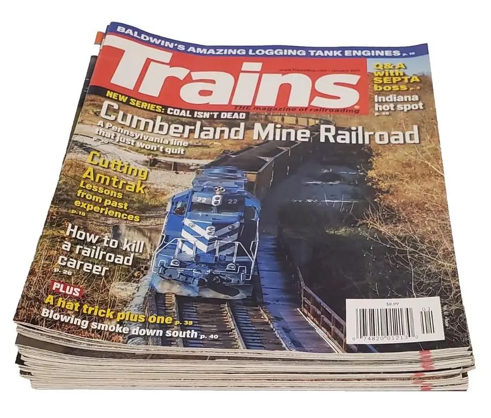 Trains Magazine USA Lot of 11 Jan - Mar May - Dec 2021 - photo 1