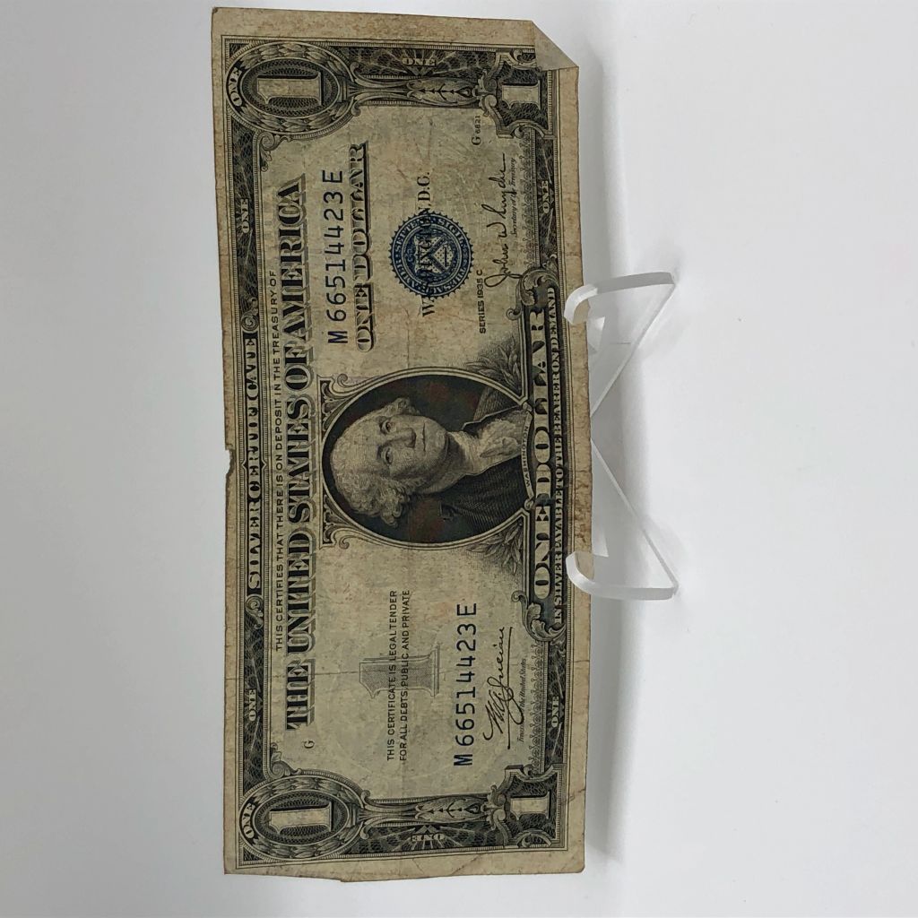 1935 Silver Certificate Mid Grade Missing in God We Trust — photo 1