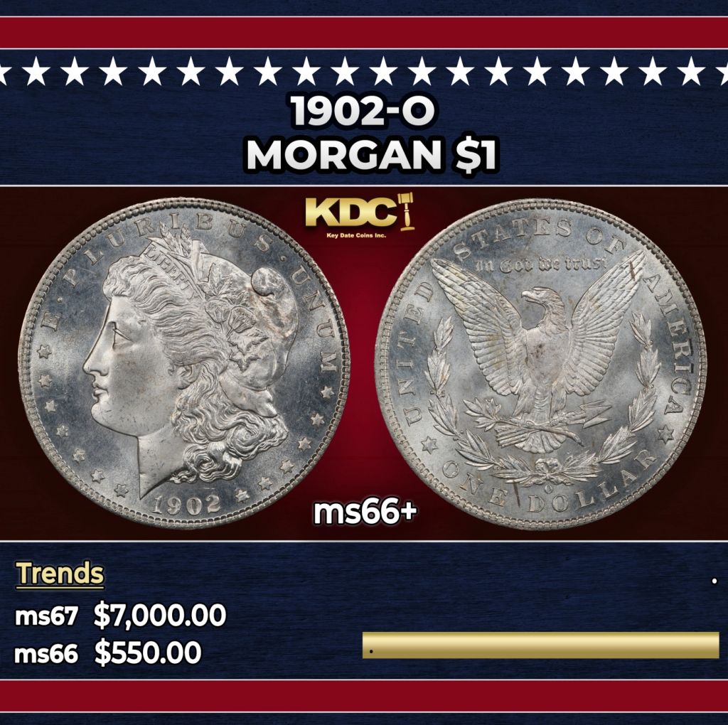 1902-o Morgan Dollar $1 ms66+ SEGS - photo 1