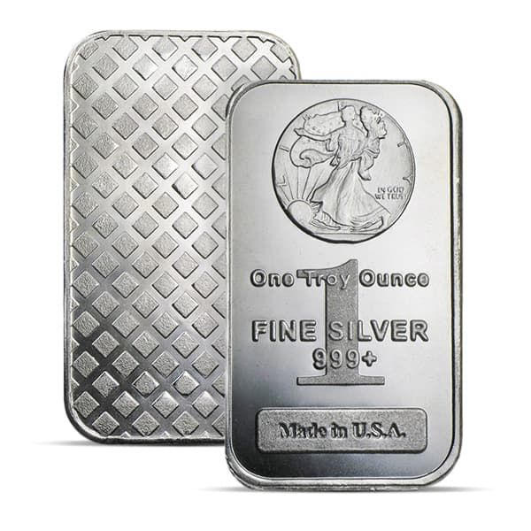 Great Investment! Walking Liberty Design One Silver Bar - 1 Ounce .999 Pure IRA Approved — photo 1