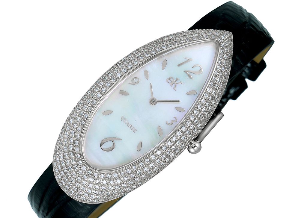 ADEE KAYE LADIES MOP DIAL-CRYSTAL WATCH, AK2527-L, RETAIL AT (MSRP: $ 375.00) - photo 1