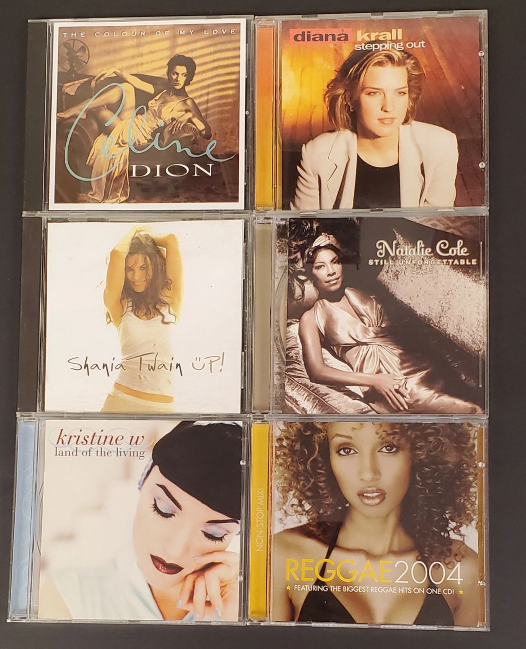 CD Lot of 6 Albums - Celine Dion, Diana Krall, Shania Twain, Natalie Cole + VG - photo 1