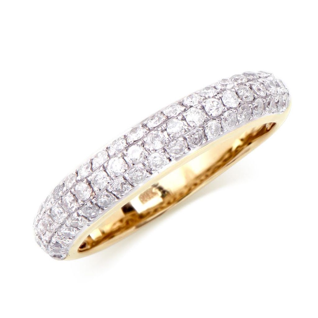 $8,795 Value! 0.85 Cts GLS Certified Natural Diamond 14K Designer Gold Ring - photo 1