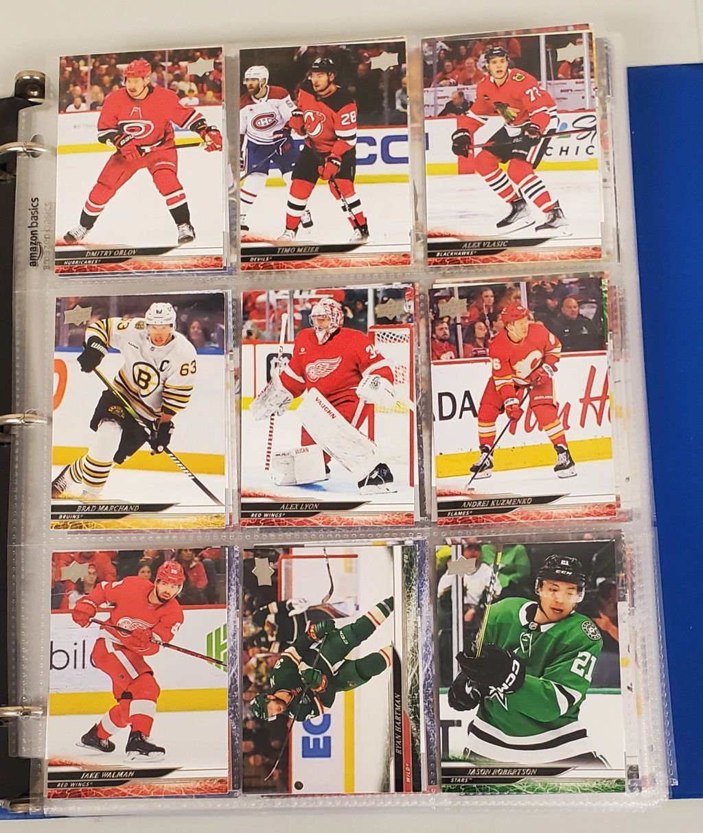 2024-25 Upper Deck Series 1 Hockey Lot 360 Cards NM-M Binder NHL Stars - photo 1