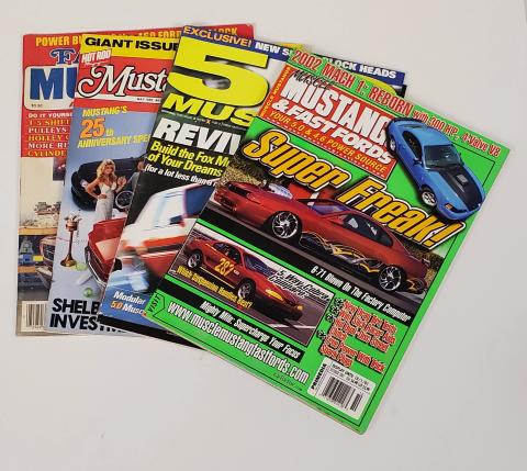 Lot of 4 Mustang & Fast Fords Magazines 1989-2001 5.0 Muscle Cars