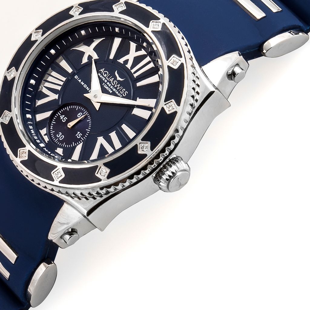 AQUASWISS Swissport L Diamond Watch (Brand New) Retails at $1,495.00 - photo 1