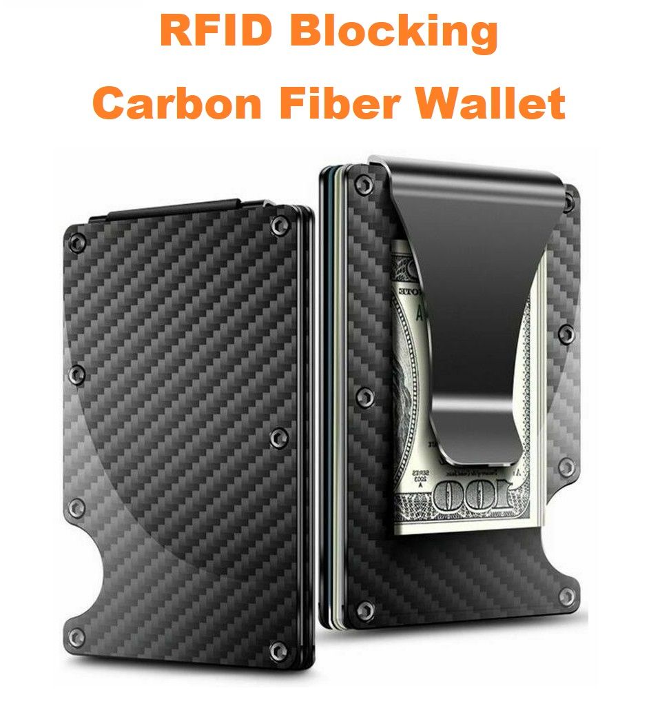 RFID Blocking Carbon Fiber Money Clip - photo 1