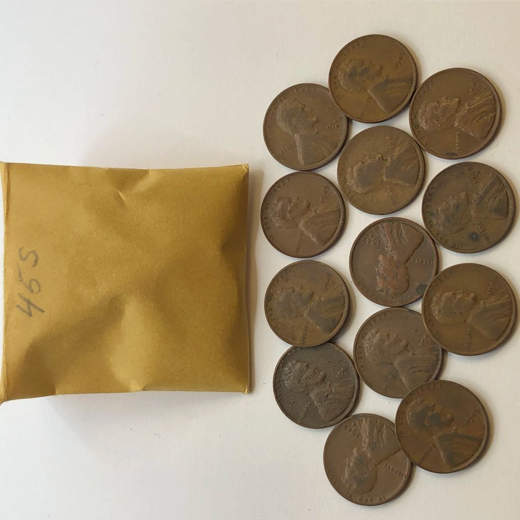 1945 S Group of Lincoln Wheat Cents - photo 1