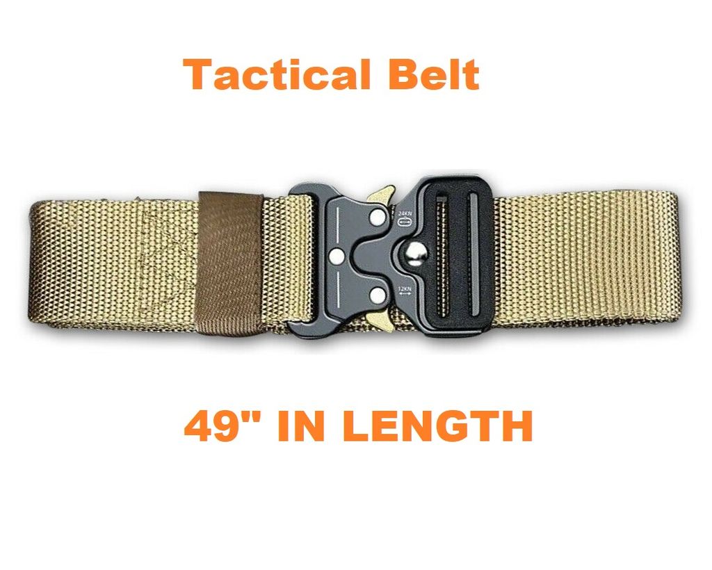Quick Release Tactical Nylon Belt - Khaki - photo 1