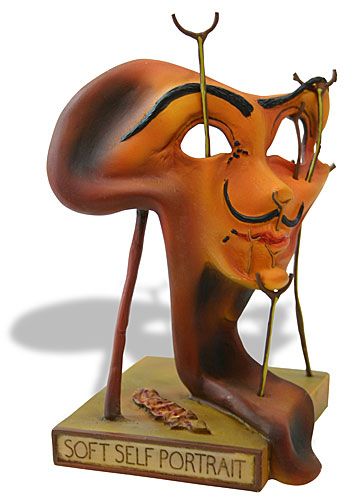 Salvador Dali Soft Self Portrait with Fried Bacon Sculpture Fine Art - photo 1