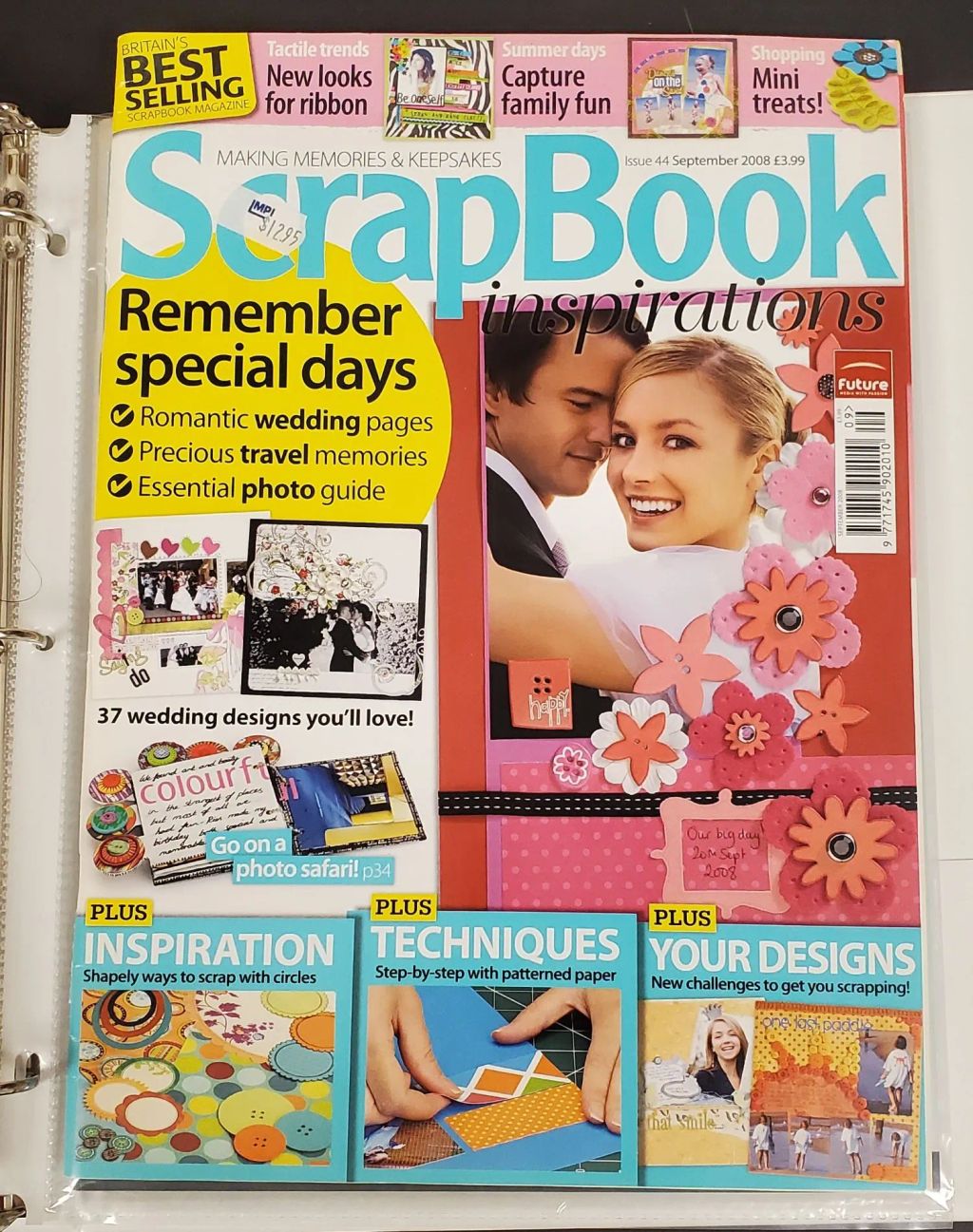 Scrap Book UK Magazine Sep 2008 New looks for Ribbons! - photo 1