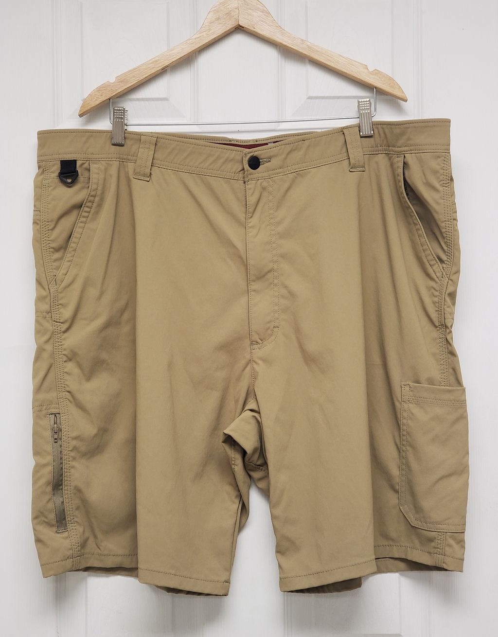 Wrangler Men's Tan Outdoor Hiking Utility Cargo Shorts Sz 44 Bangladesh M331 - photo 1