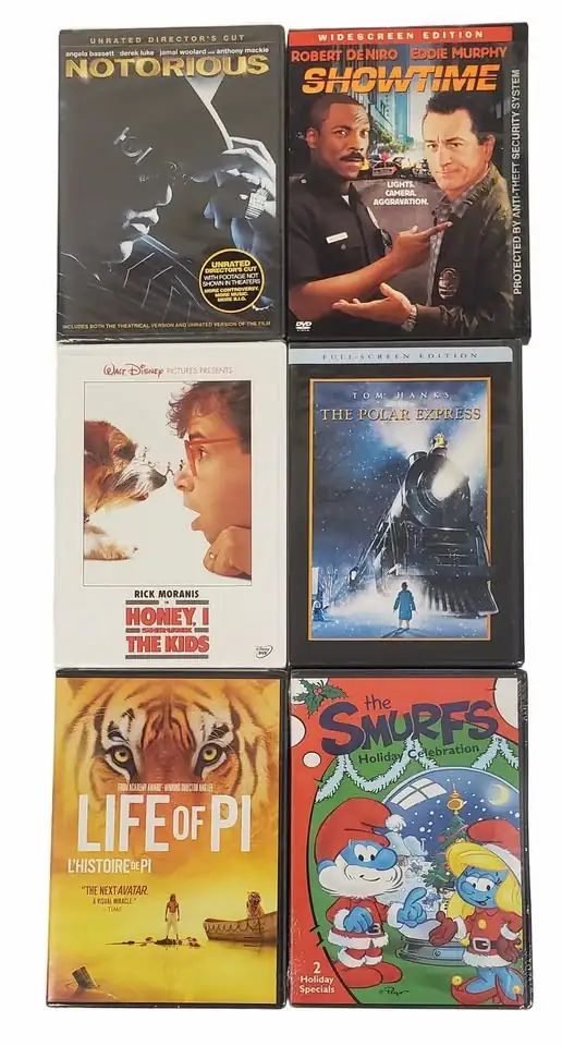 New Sealed DVD Movie Collection - Notorious, Showtime, Honey I Shrunk The Kids+ VG - photo 1