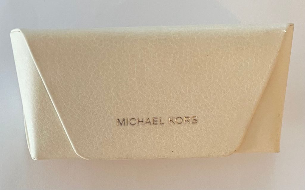 Michael Kors Authentic Hard Eyeglasses/Sunglasses Case in White - photo 1