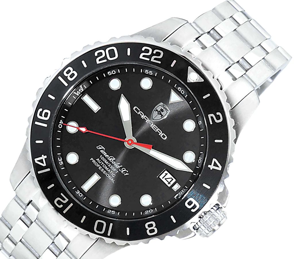 LeChateau, Men's TIME BOLD- X1 COLLECTION, NH35 AUTOMATIC MOVEMENT, 10 ATM, BLACK, C1S737BK-BK - MSRP: $2,340.00 - photo 1