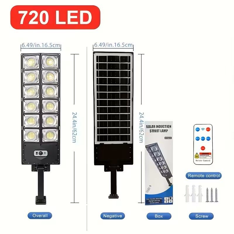 616/720LED Ultra Bright Outdoor Solar Light - IP65, Focos Solares Para Exteriores De Casa, Luz Solar Para Exterior, Lamparas Solares Exterior, Solar Outdoor Lights - photo 1