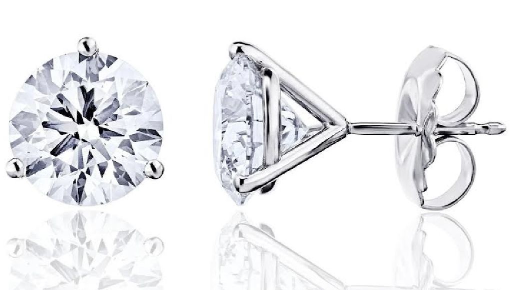 New! $6,995 Value! 2.18 Ctw IGI Certified Top Lab Diamonds 14K Gold Earrings E VVS IDEAL Cut - photo 1