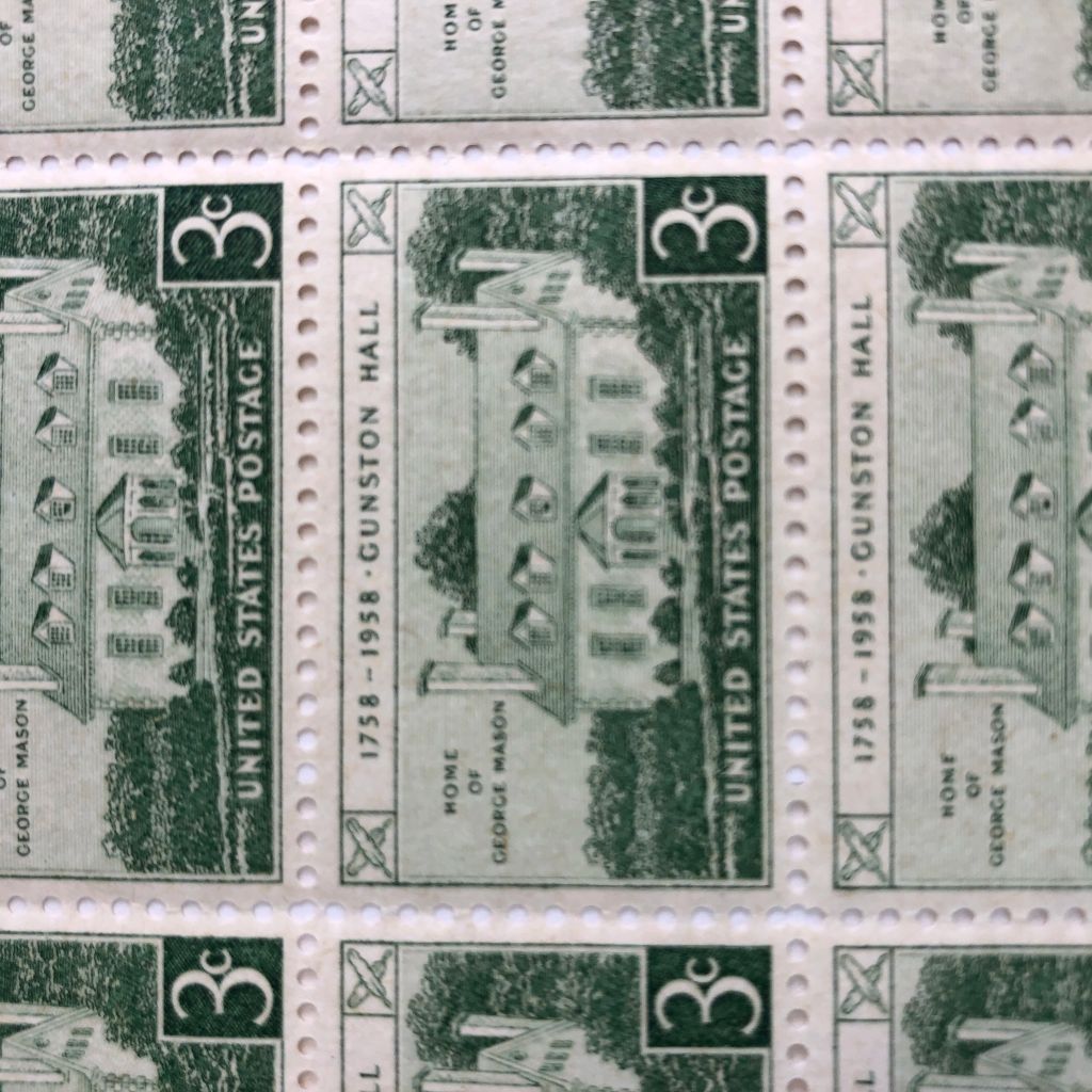 Mint State Collector's Uncut Sheet of Stamps - photo 1