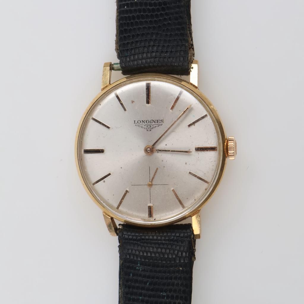 Vintage Longines 18kt Gold Dress Watch-Evaluated By Our Certified Gemologist-AGS/GIA - photo 1