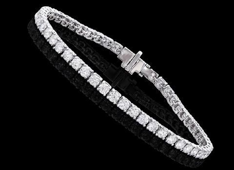 New! 5.85 Ctw Certified Top Lab Diamond Bracelet E-F VVS MSRP $18,895