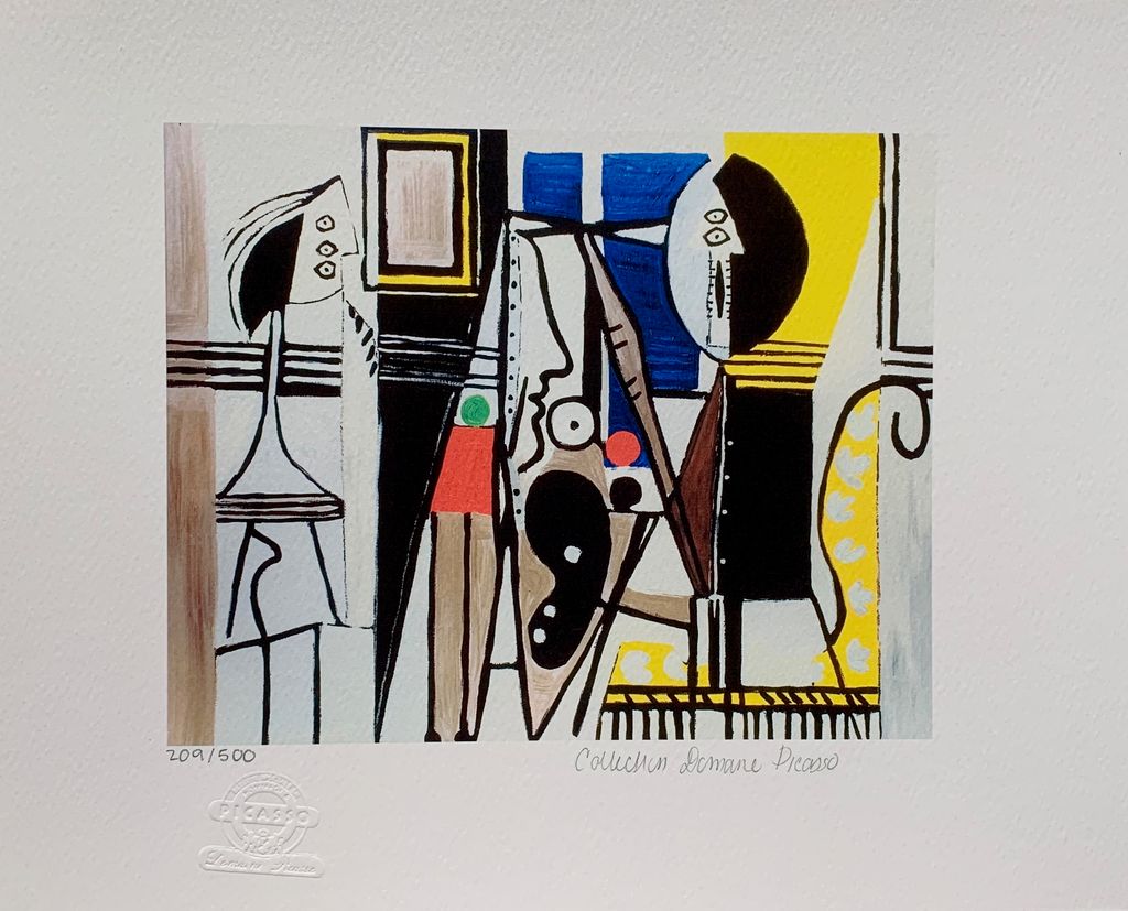 Fine Art Pablo Picasso Painter in the Studio Giclee - photo 1