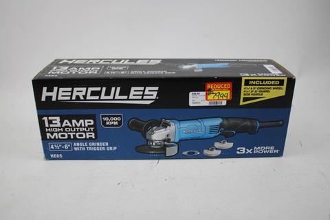 Hercules 4-1/2"-6" Angle Grinder With Trigger Grip