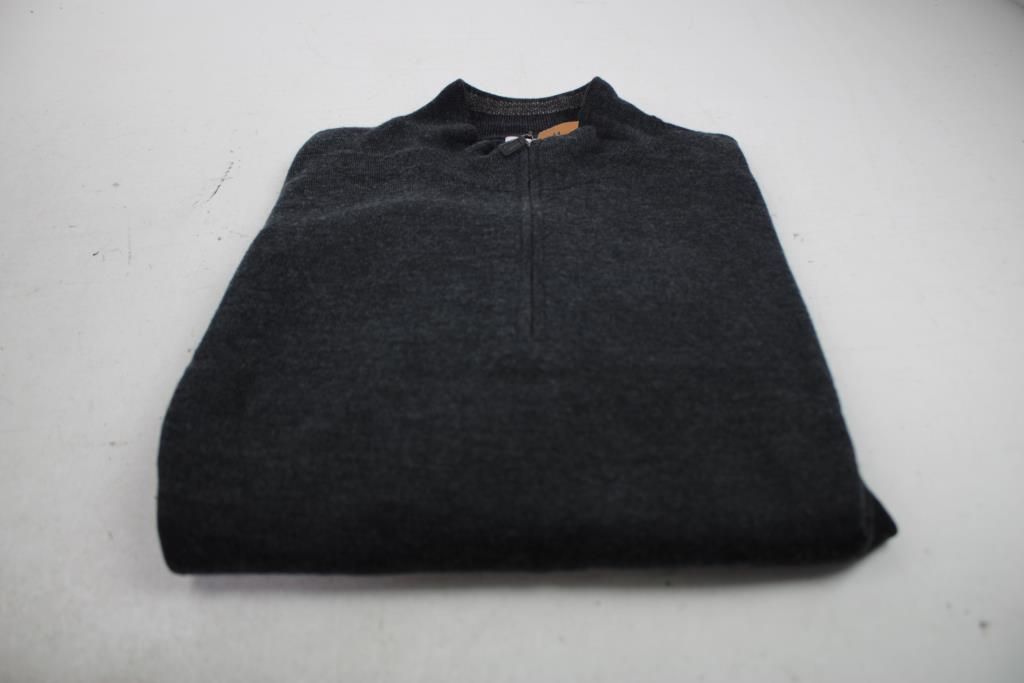Joseph Abboud Extra Fine Merino Wool Sweaters, Blue, Dark Gray, 2 Pieces - photo 1