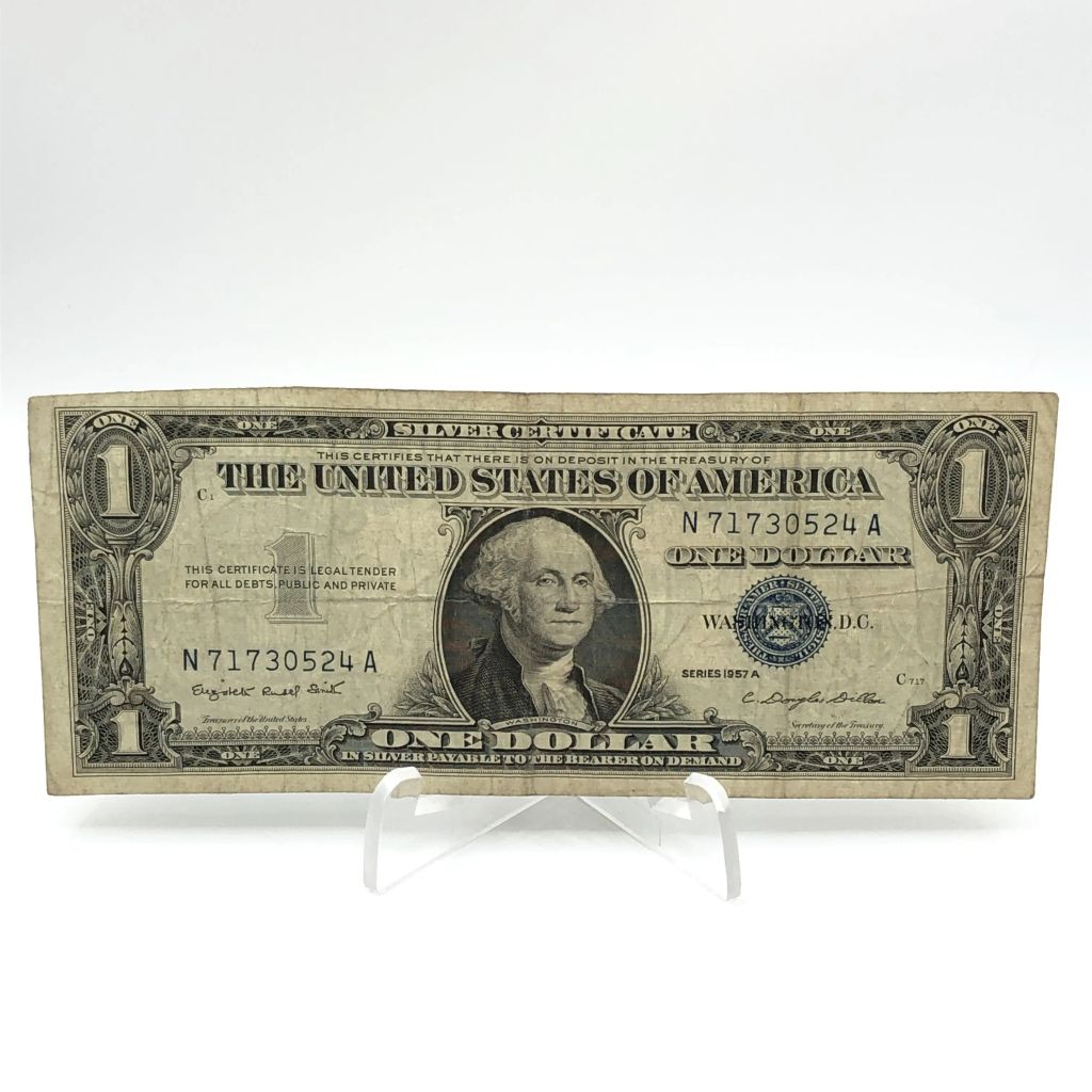 1935 Silver Certificate Mid Grade Missing in God We Trust - photo 1