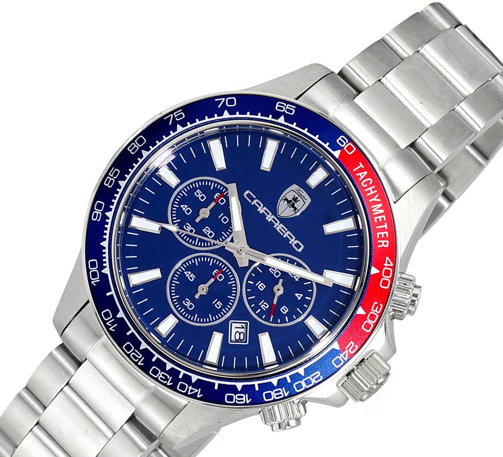 LeChateaue, CHRONOGRAPH MOVEMENT ,100 METER WATER RESISTANT, DATE DIAL, LCS866BURD , RETAIL AT (MSRP: $1,250.00) - photo 1