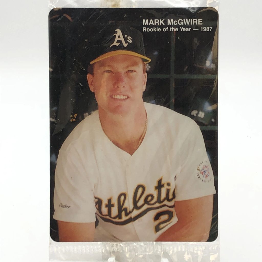 Mark McGwire Vintage Mother's Cookies Card SEALED since 1980s - photo 1