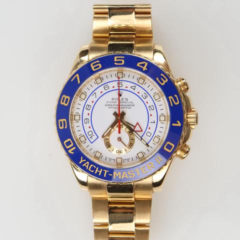 Rolex Yacht-Master II 18kt Gold Watch-Evaluated By Our Certified Gemologist-AGS/GIA