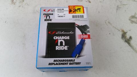 Schumacher Charge N Ride Rechargeable Replacement Battery