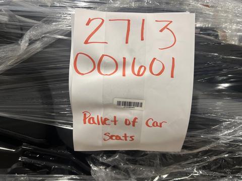 Pallet Of Car Seats