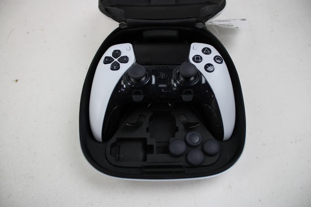 Playstation 5 DualSense Edge With Custom Back Cover And Case - photo 1