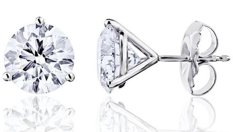 New! $6,995 Value! 2.18 Ctw IGI Certified Top Lab Diamonds 14K Gold Earrings E VVS IDEAL Cut