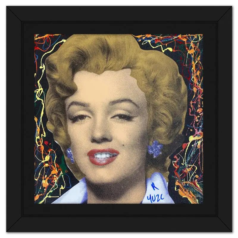 Ringo, "Marilyn Classic" Framed One-of-a-Kind Mixed Media on Canvas, Hand Signed with LOA - photo 1