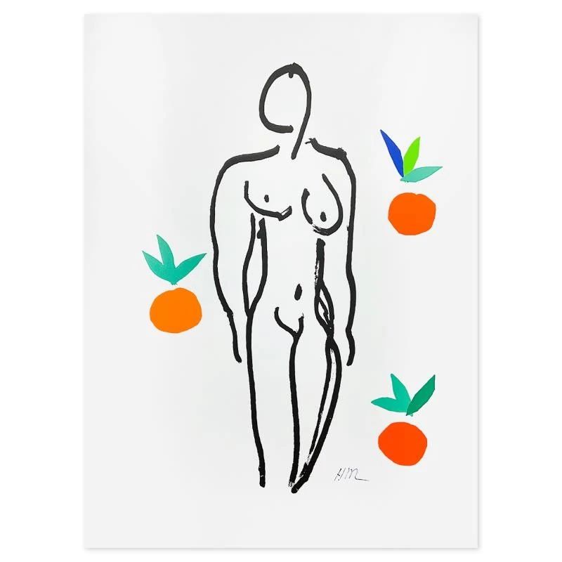 Henri Matisse 1869-1954 (After), "Le Nu aux oranges" Limited Edition Lithograph with COA. - photo 1