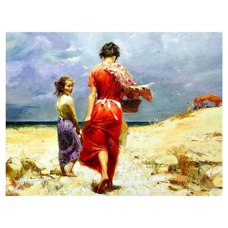 Pino (1939-2010) "Summer Retreat" Limited Edition on Canvas, Numbered and Hand Signed with COA. - photo 1