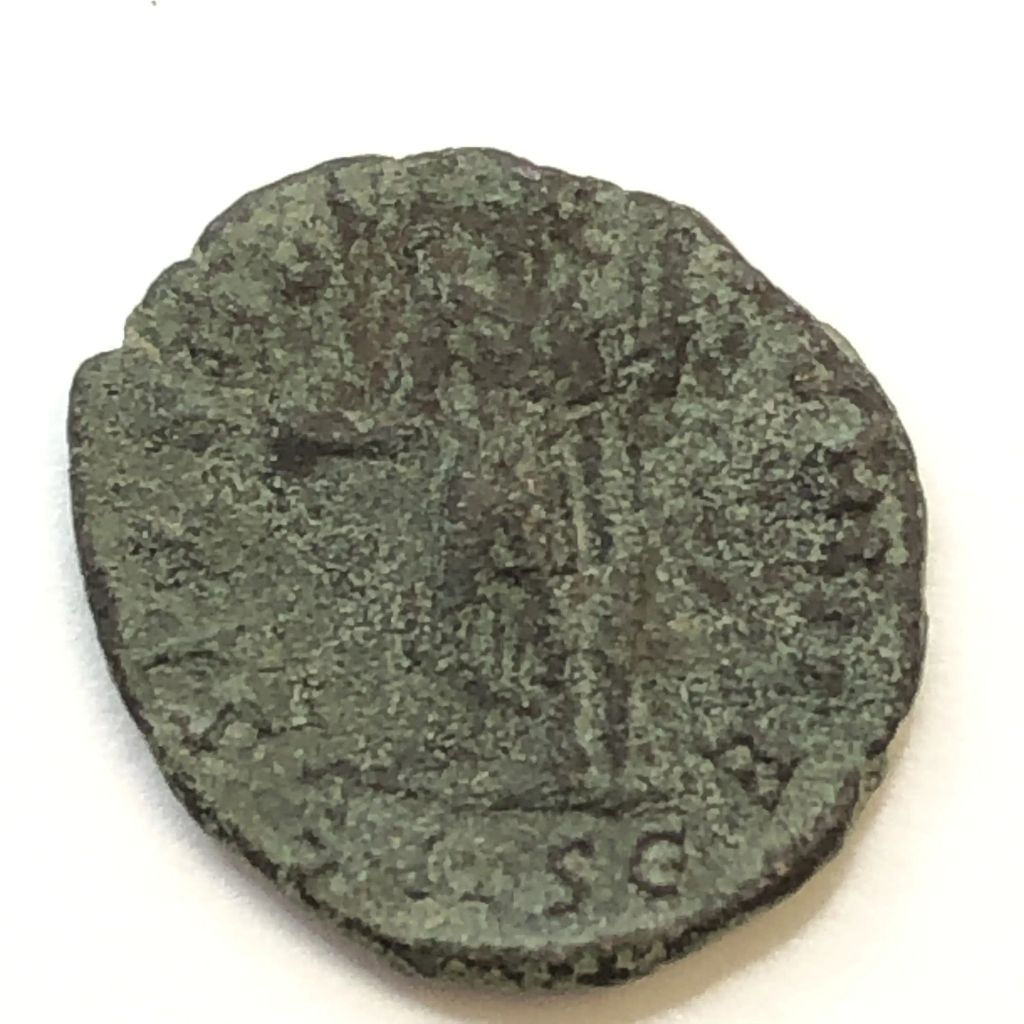 Ancient Roman Bronze Coin Tremis 3rd Century AD - photo 1